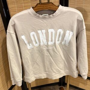 Scotch & Soda Beige 'LONDON' Crewneck Sweatshirt